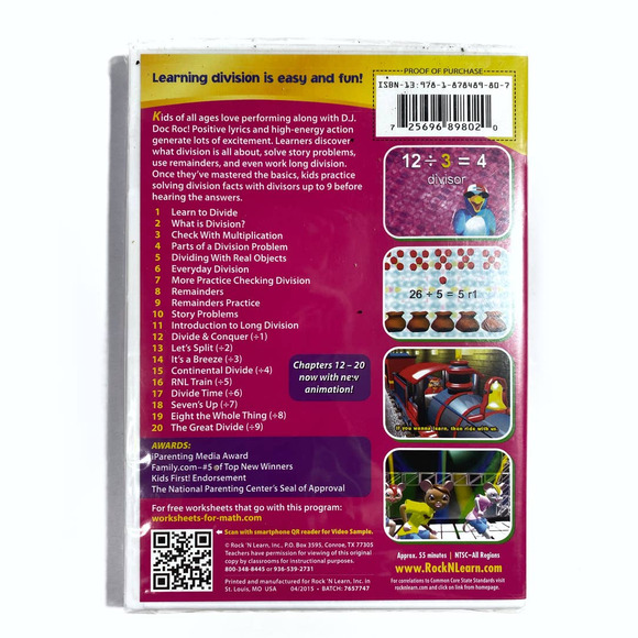 Division Rap Learning DVD - Picture 2 of 2